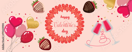 Festive banner for Valentin...