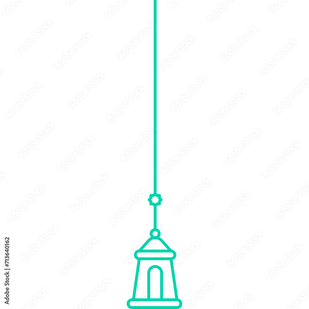 Islamic Lantern Line Islamic Lantern Line
