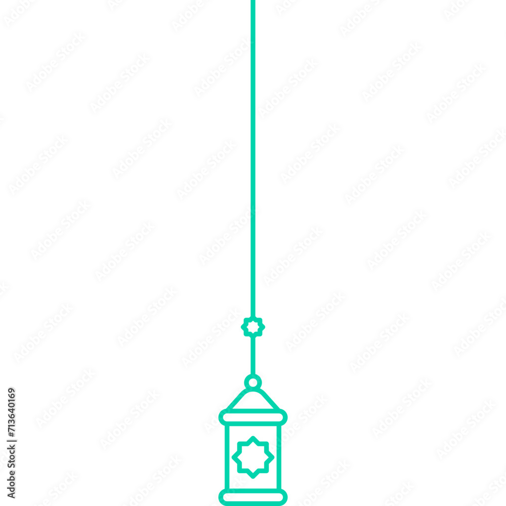 Islamic Lantern Line Islamic Lantern Line