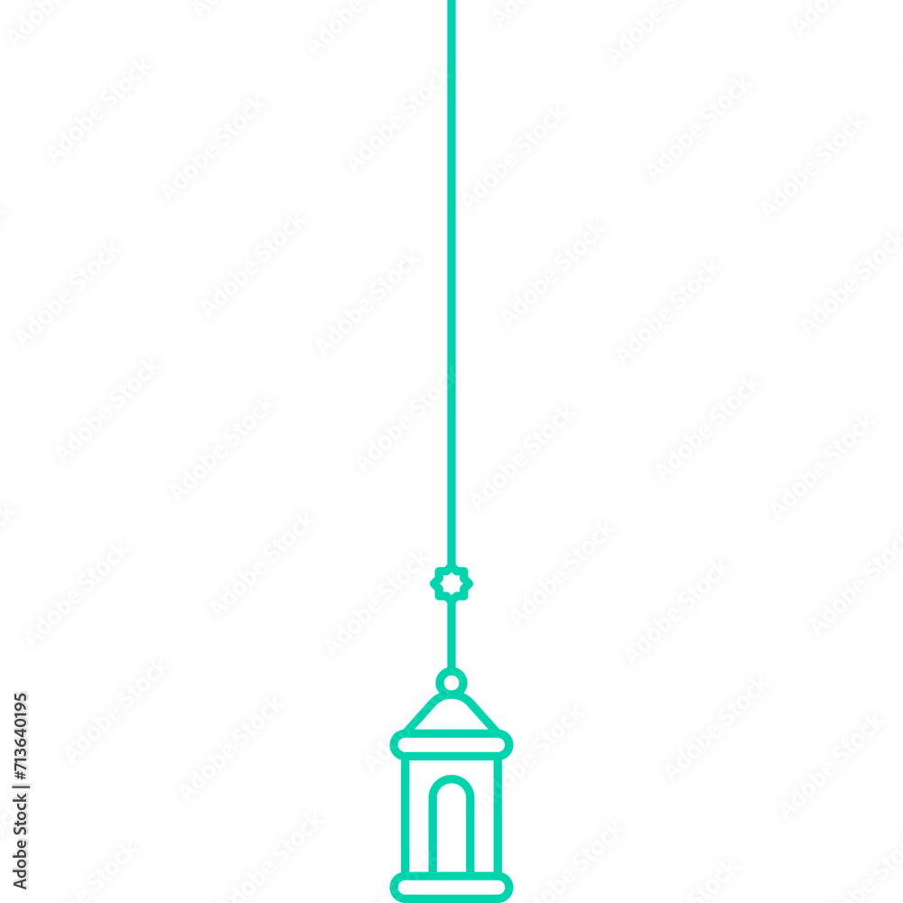 Islamic Lantern Line Islamic Lantern Line