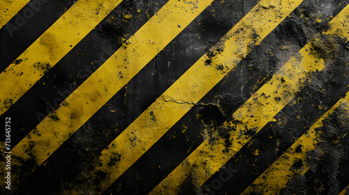 wallpaper of a concrete texture with yellow-black stripes