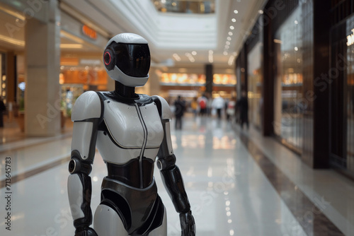 Robot in shopping mall