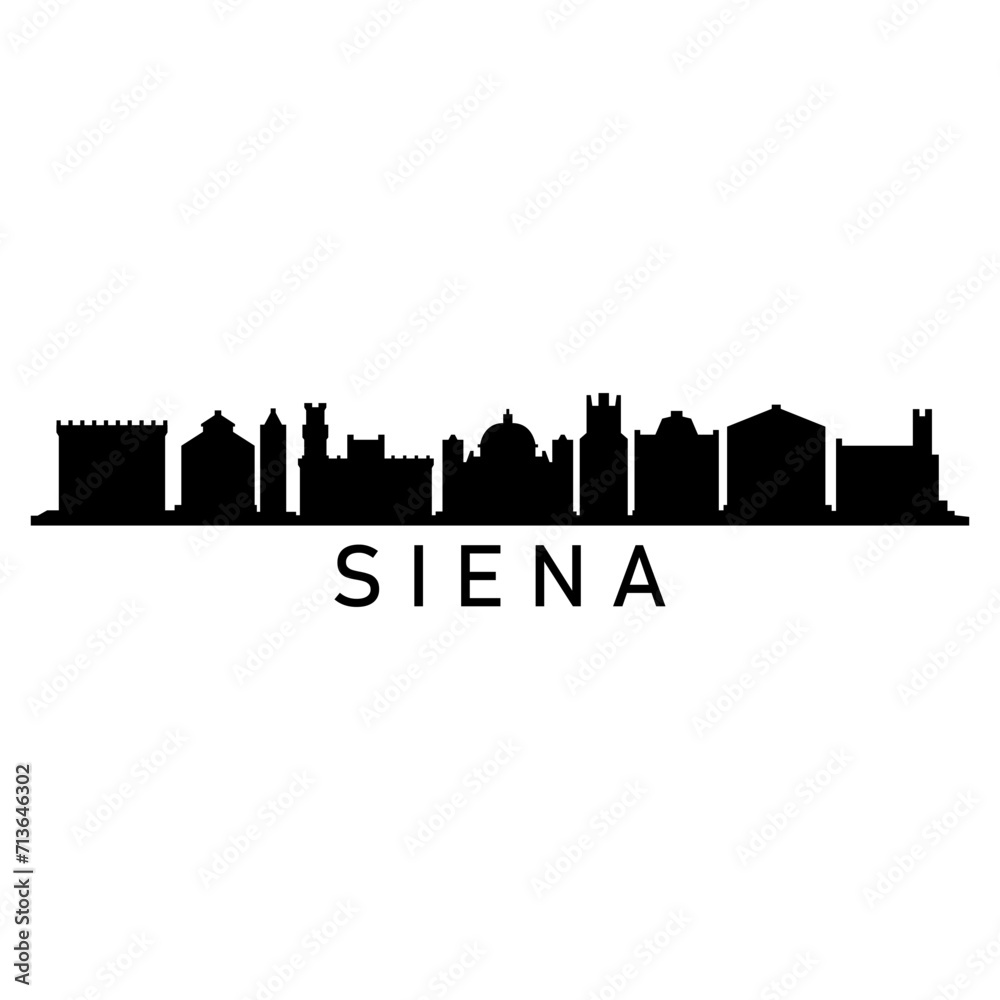 Obraz premium Siena skyline