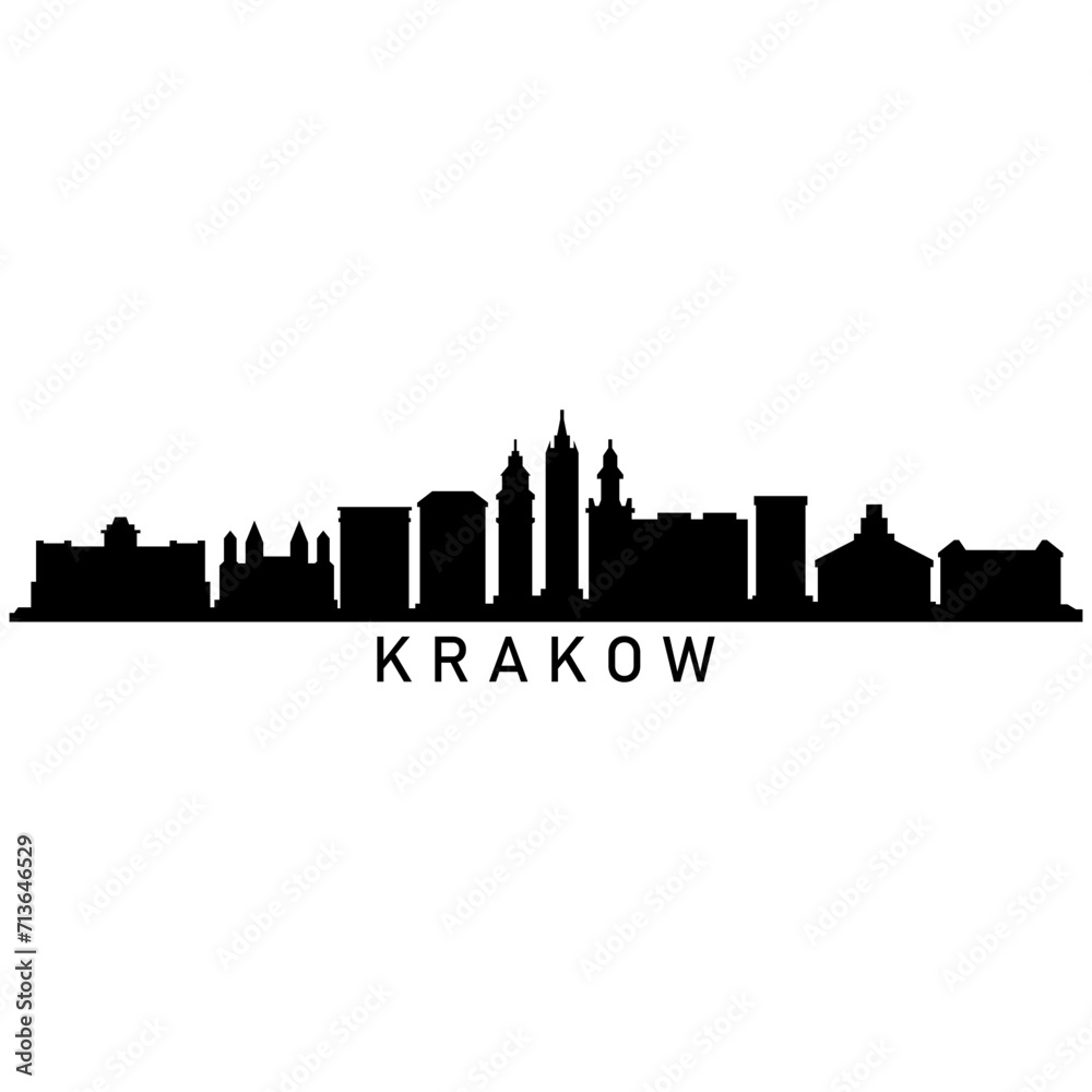Krakow skyline