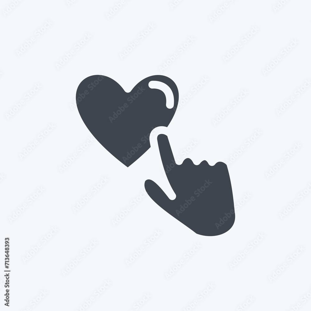 Icon Like. suitable for Feedback symbol. Glyph Style. simple design editable. design template vector. simple symbol illustration Icon Like. suitable for Feedback symbol. Glyph Style. simple design editable. design template vector. simple symbol illustration