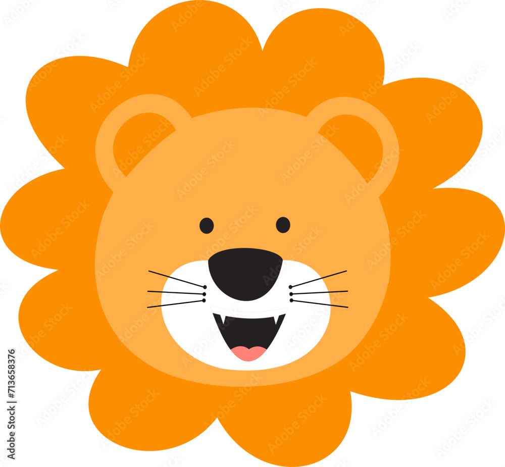 Animal Face Illustration Animal Face Illustration