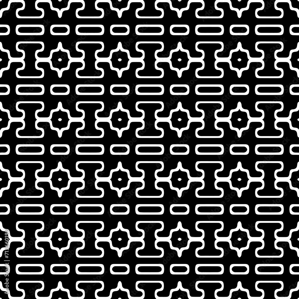 White background with black pattern. Seamless texture for fashion, textile design, on wall paper, wrapping paper, fabrics and home decor. Simple repeat pattern. White background with black pattern. Seamless texture for fashion, textile design, on wall paper, wrapping paper, fabrics and home decor. Simple repeat pattern.