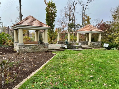 Philadelphia,Pennsylvania,USA - July 7 2022: Temple University Ambler campus Arboretum