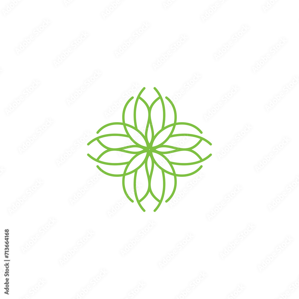 Logo vector green plant nature Logo vector green plant nature