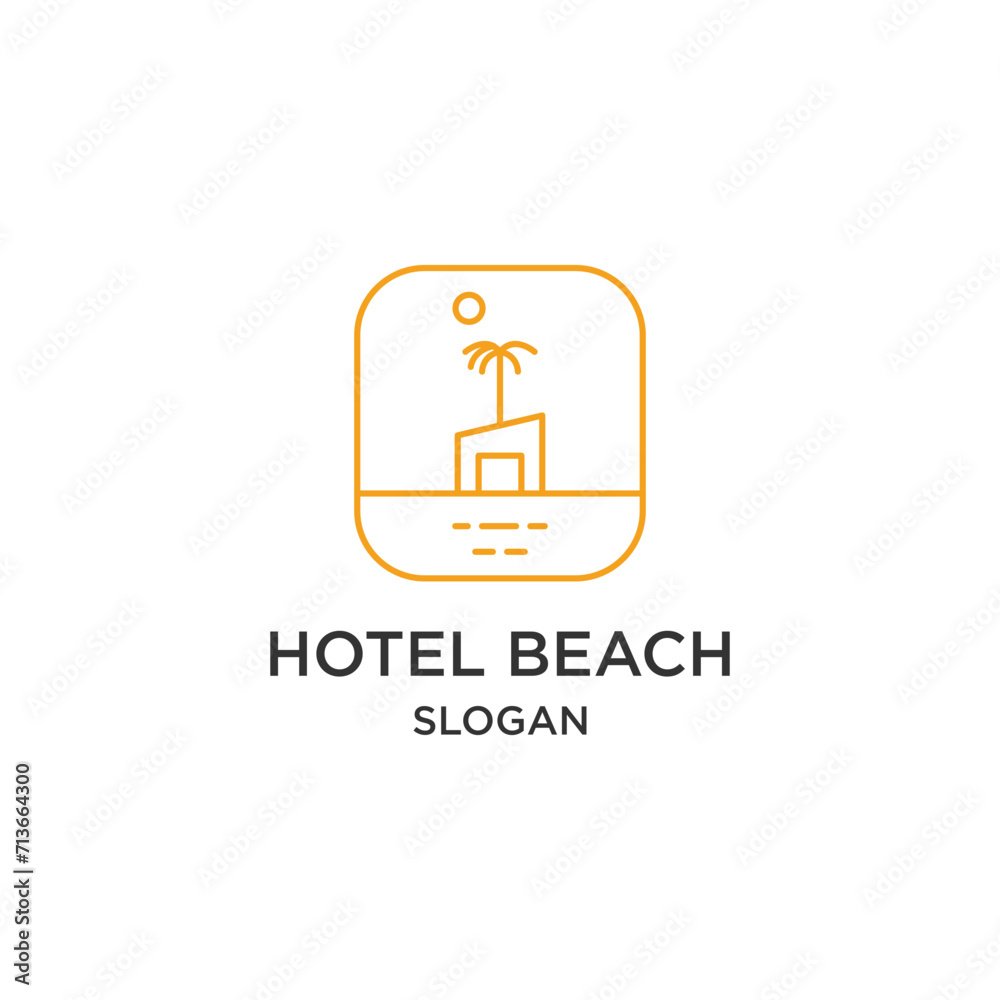 hotel beach logo hotel beach logo