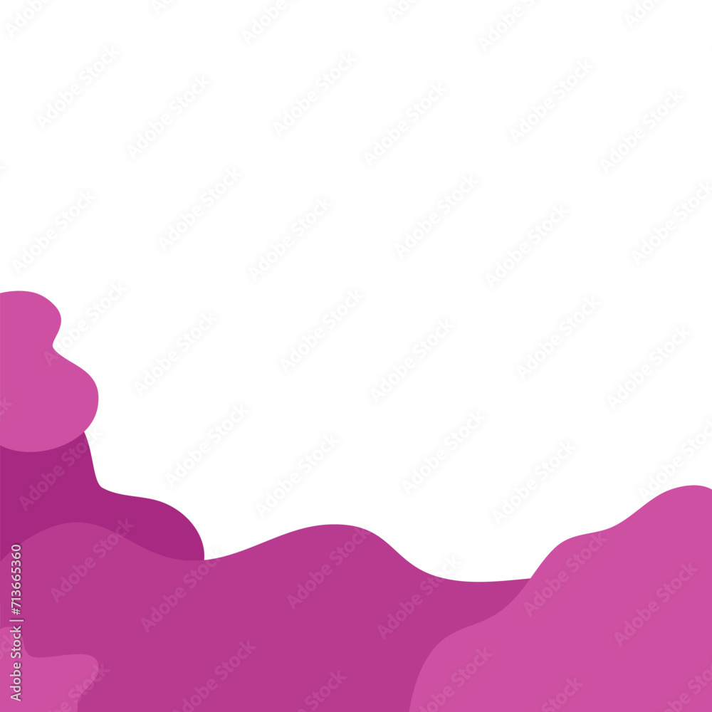 purple social media border abstract design