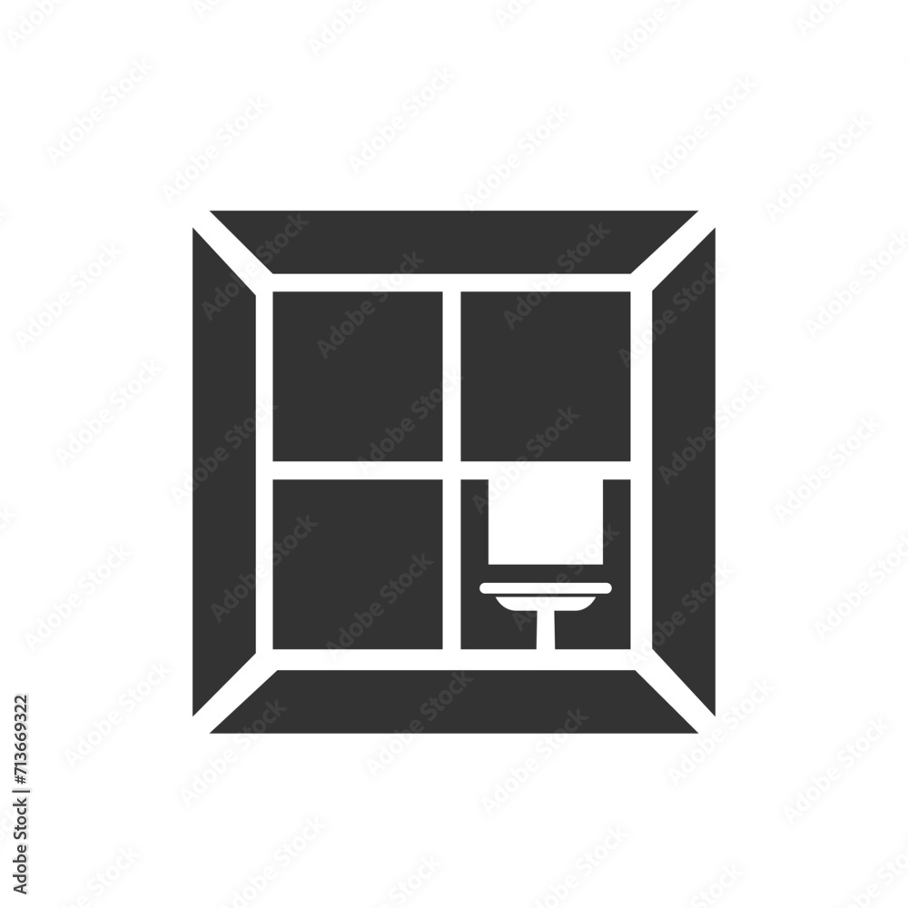 Window cleaning icon design template isolated Window cleaning icon design template isolated