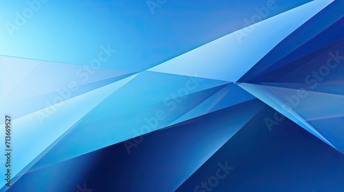 Abstract symmetrical blue gradient background. Geometrical wallpaper concept.