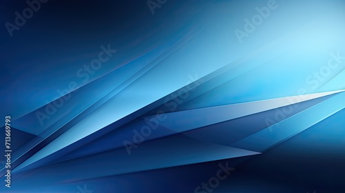 Abstract symmetrical blue gradient background. Geometrical wallpaper concept.