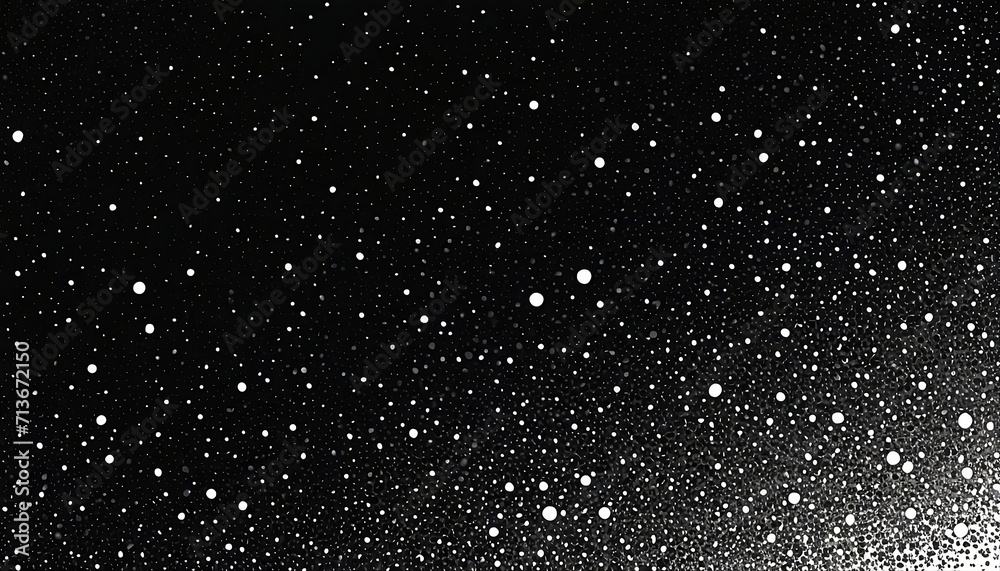 Fototapeta premium Subtle halftone vector texture overlay. Monochrome abstract splattered background. Generative AI