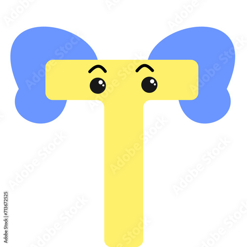 alphabet character T