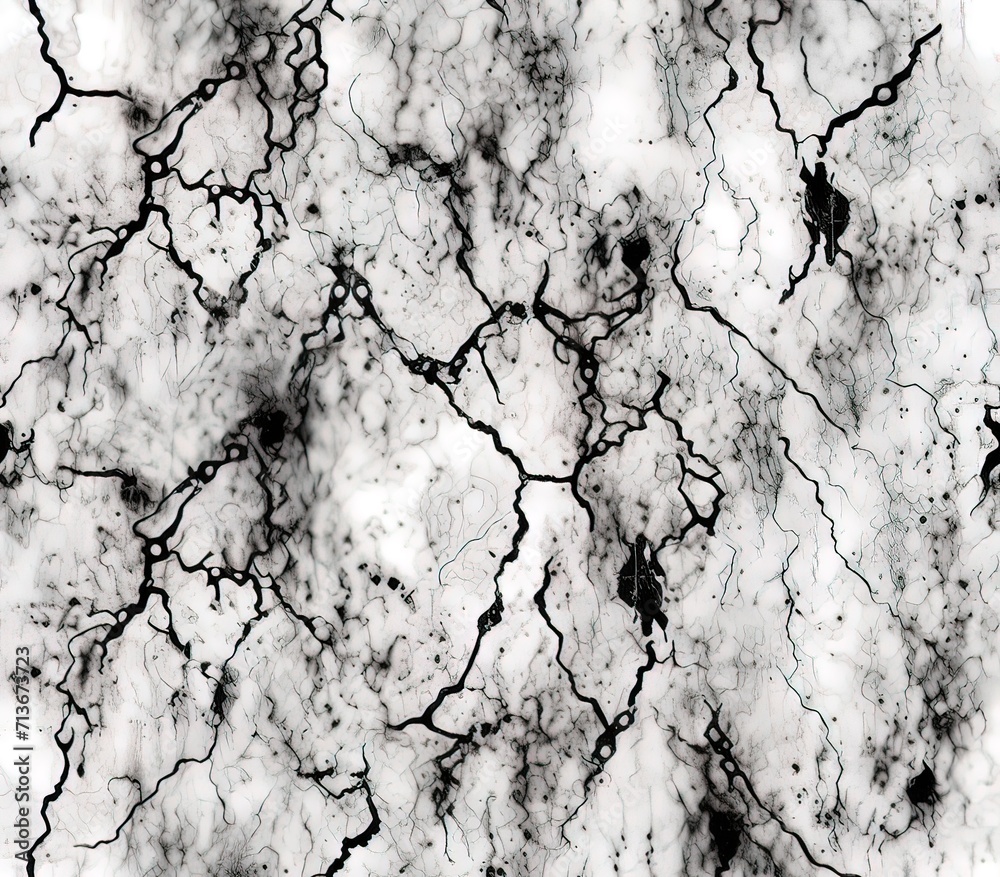 Obraz premium White and Black Acid Wash, Fabric Pattern, Seamless Pattern.