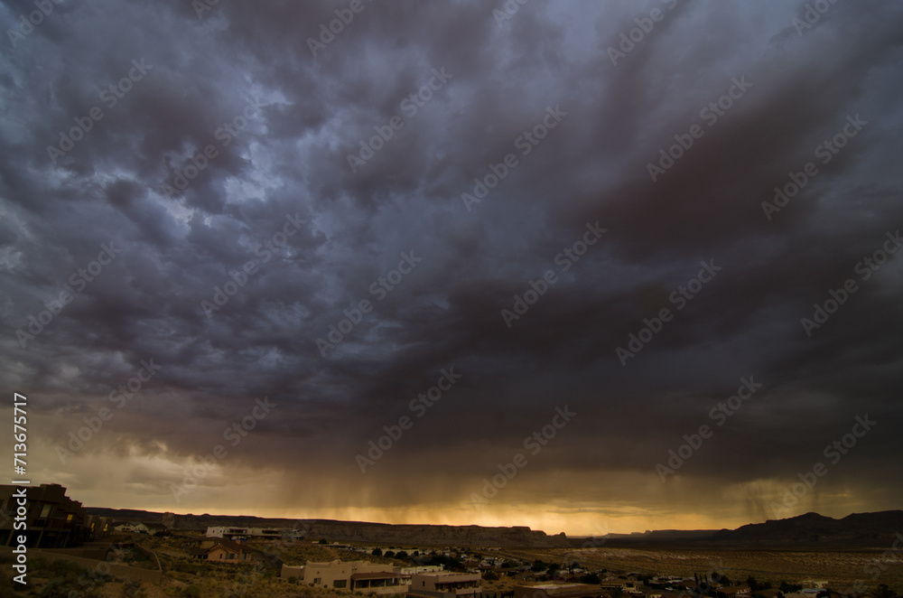 Monsoon, Storm Clouds, Greenehaven, Page AZ, Lake Powell