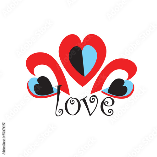 valentine's day graphic object