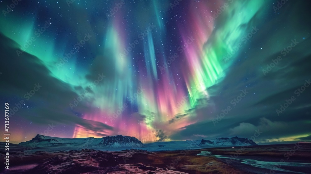The Brilliant Glow of the Aurora Borealis