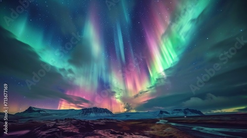 The Brilliant Glow of the Aurora Borealis