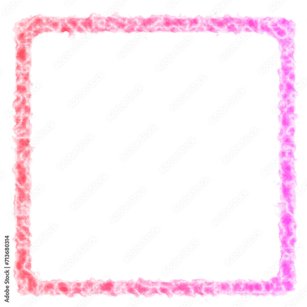 Watercolor Texture Square Frame