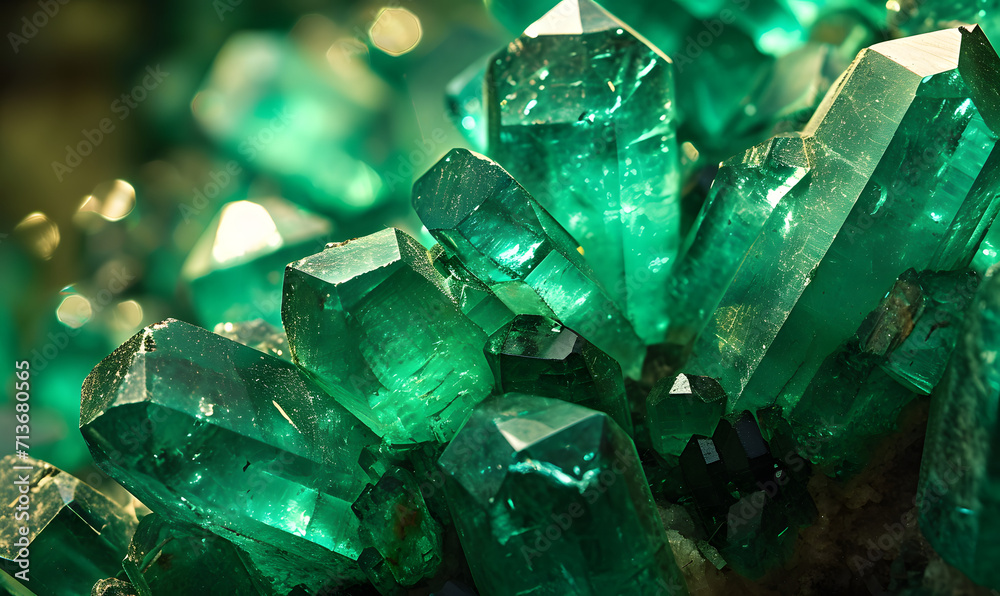 beautiful emeralds, Generative AI beautiful emeralds, Generative AI