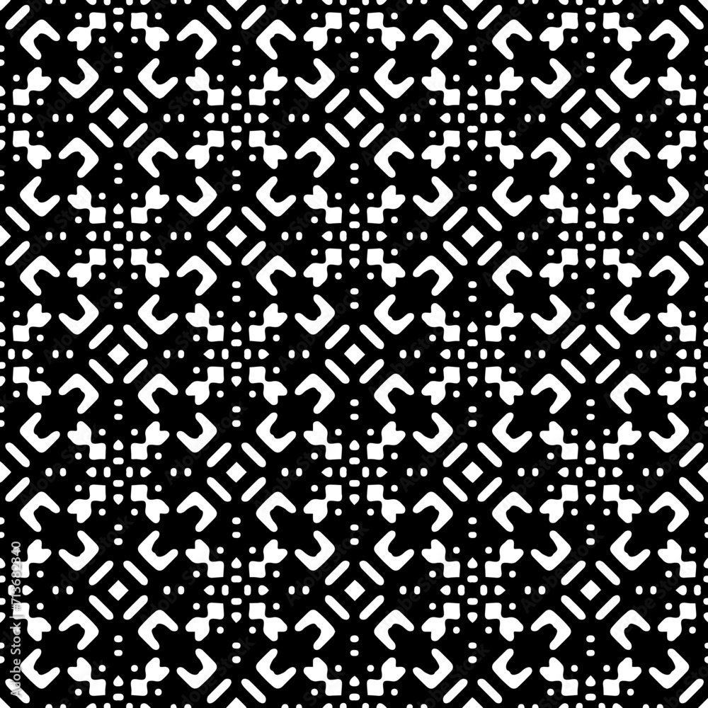 White background with black pattern. Seamless texture for fashion, textile design, on wall paper, wrapping paper, fabrics and home decor. Simple repeat pattern. White background with black pattern. Seamless texture for fashion, textile design, on wall paper, wrapping paper, fabrics and home decor. Simple repeat pattern.