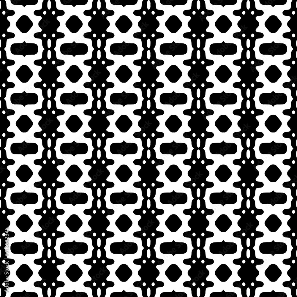 White background with black pattern. Seamless texture for fashion, textile design, on wall paper, wrapping paper, fabrics and home decor. Simple repeat pattern. White background with black pattern. Seamless texture for fashion, textile design, on wall paper, wrapping paper, fabrics and home decor. Simple repeat pattern.
