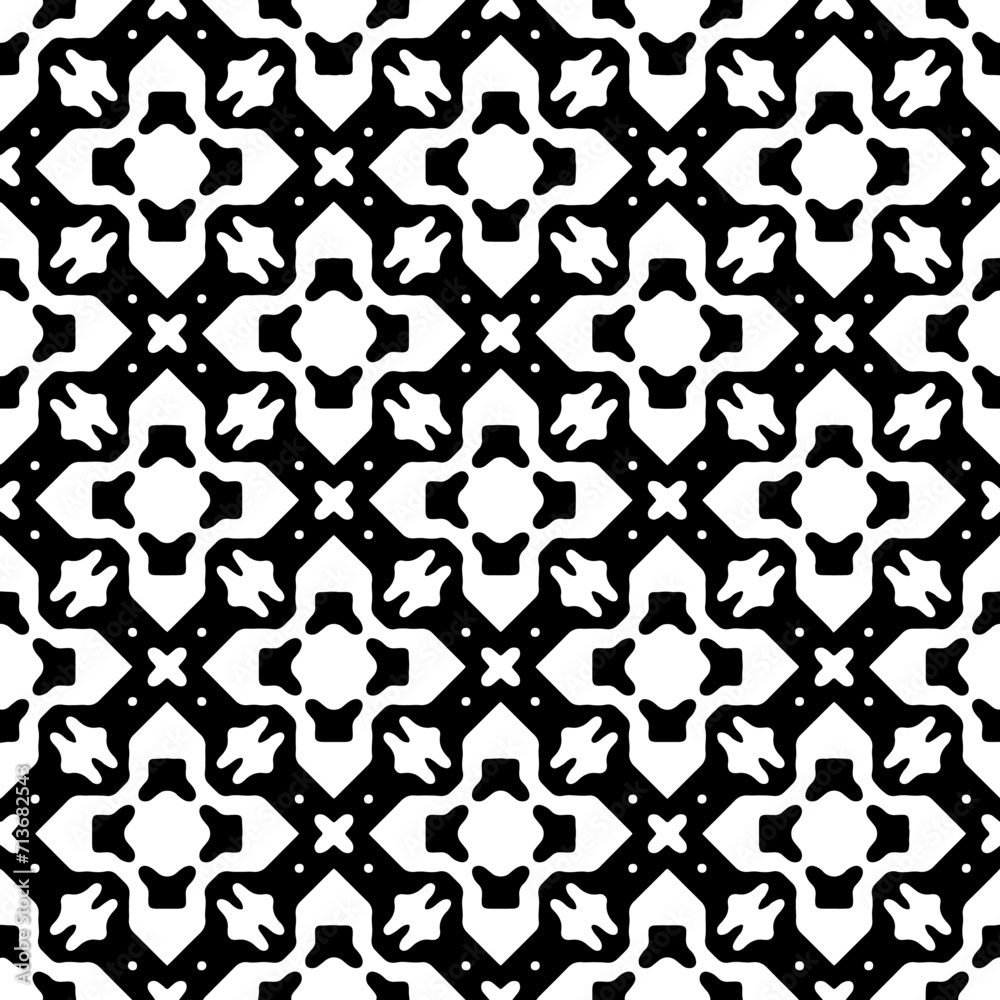 White background with black pattern. Seamless texture for fashion, textile design, on wall paper, wrapping paper, fabrics and home decor. Simple repeat pattern. White background with black pattern. Seamless texture for fashion, textile design, on wall paper, wrapping paper, fabrics and home decor. Simple repeat pattern.