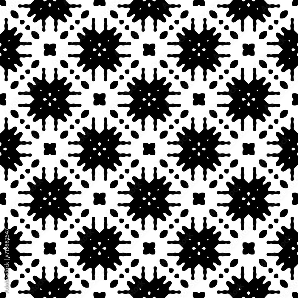 White background with black pattern. Seamless texture for fashion, textile design, on wall paper, wrapping paper, fabrics and home decor. Simple repeat pattern. White background with black pattern. Seamless texture for fashion, textile design, on wall paper, wrapping paper, fabrics and home decor. Simple repeat pattern.