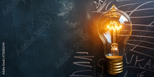Business startup concept. Creative light bulb for business ideas concept, planing and strategy, analysis and solution, innovation new beginning ideas