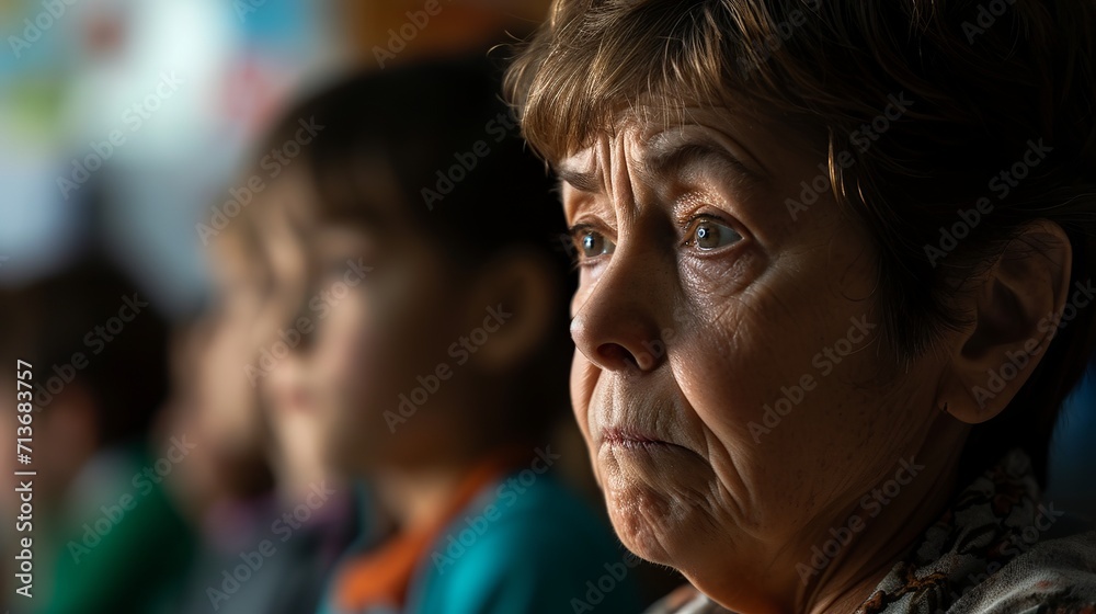 Expressions of Tension: Portrait of a Serious Woman in an Academic Setting Expressions of Tension: Portrait of a Serious Woman in an Academic Setting