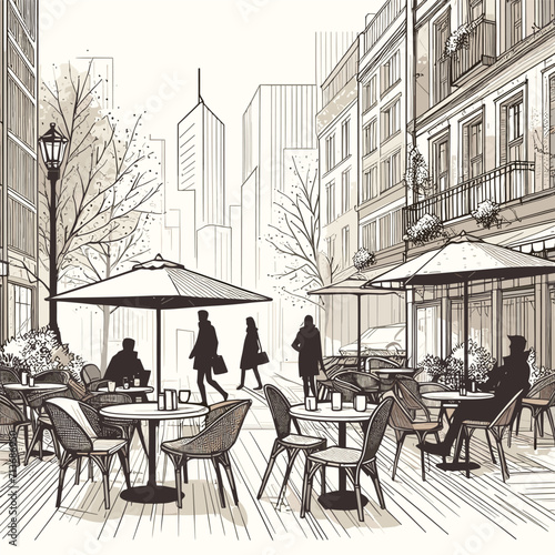 cafe on the street