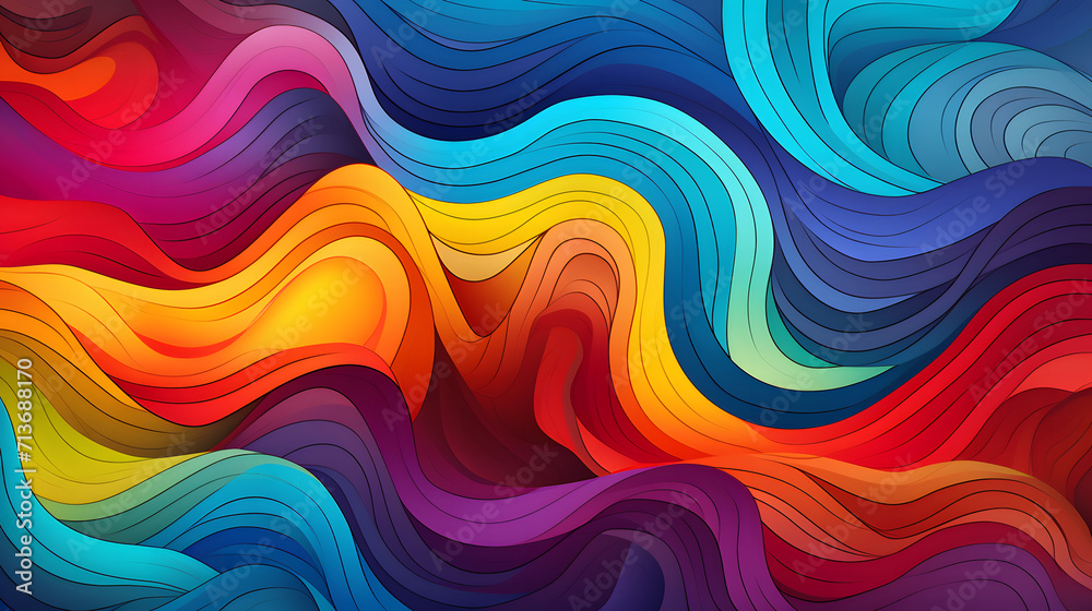 background features a lively interplay of colorful shapes, each with its own unique pattern and shade, resulting in a visually stunning and harmonious display background features a lively interplay of colorful shapes, each with its own unique pattern and shade, resulting in a visually stunning and harmonious display
