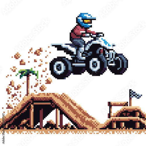 atv 8 bit pixel art