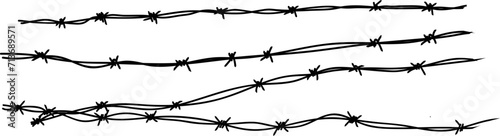 Barbed Wire Illustration