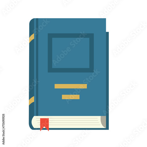 Book Icon and Education Knowledge Illustration 