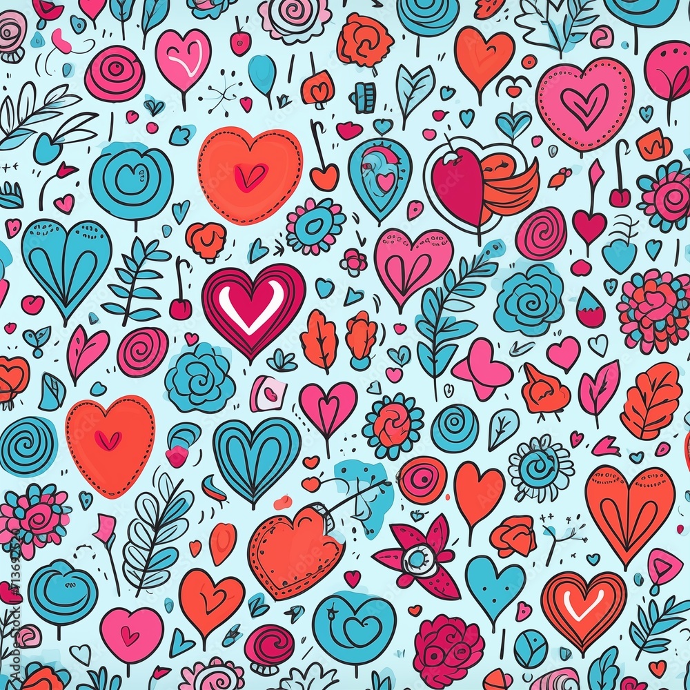Heart shape pattern Heart shape pattern