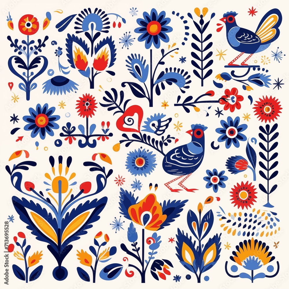 Folk pattern