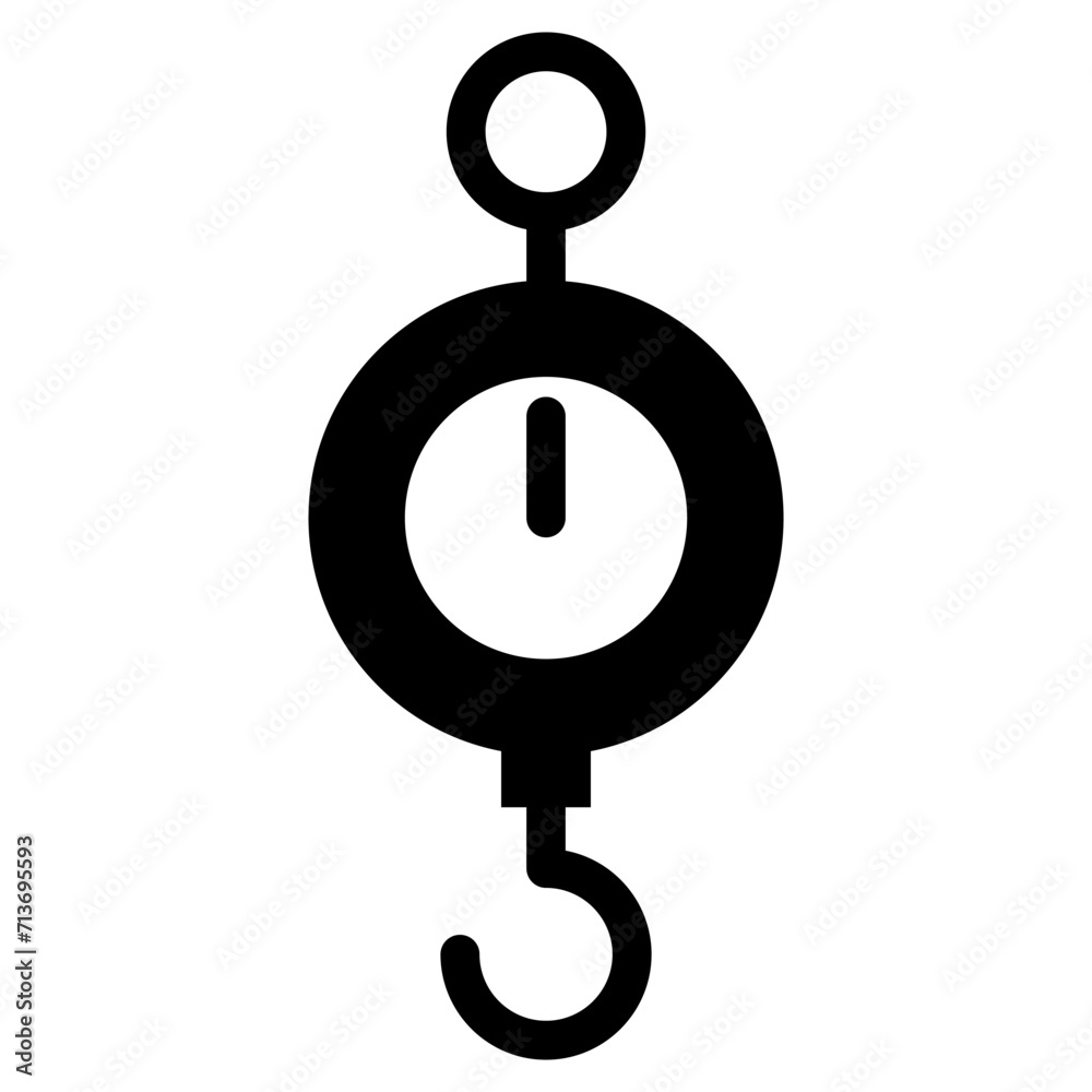 Crane scale icon Crane scale icon