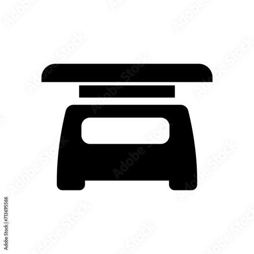 Electronic scale icon