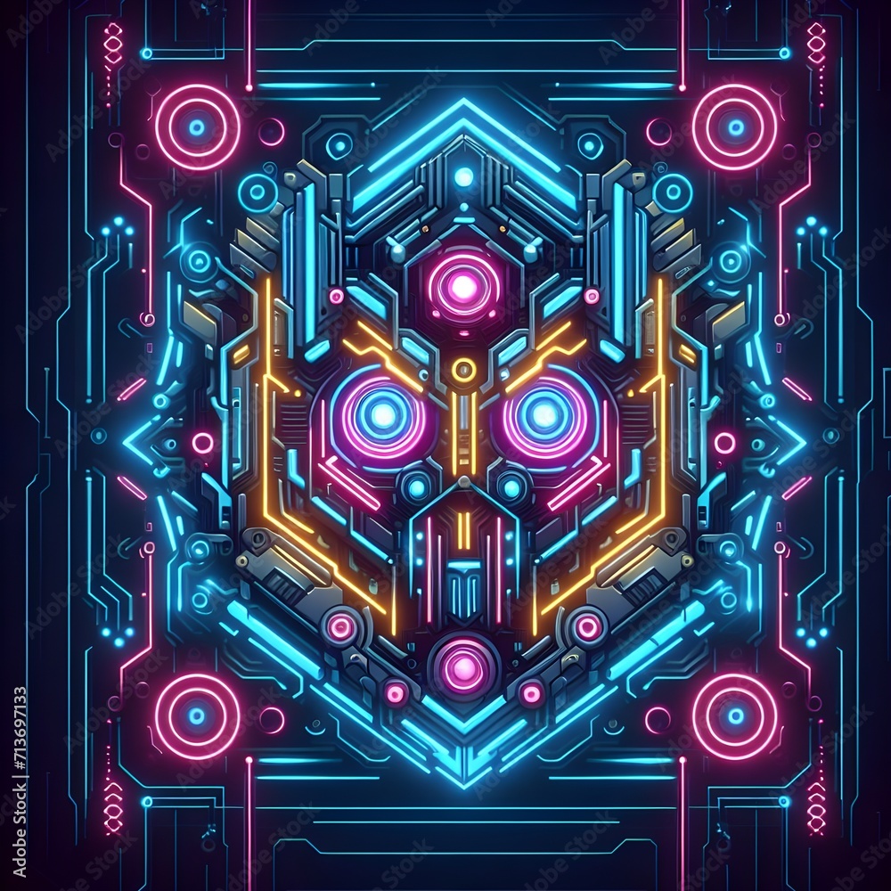 Neon Light Abstract Background Neon Light Abstract Background