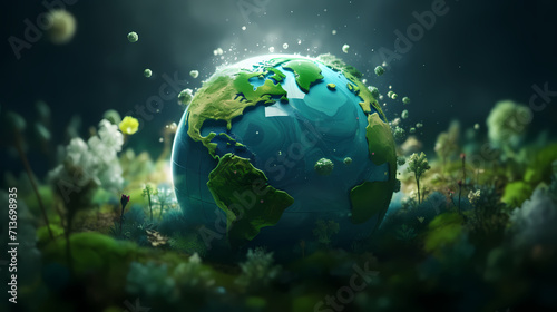 World environment day concept ecology protection environment, environmental protection background