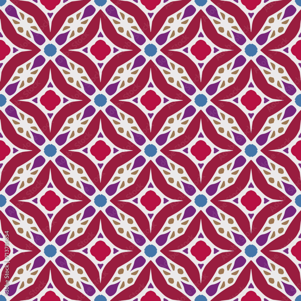 Abstract seamless pattern. Abstract background for fabric print, card, table cloth, furniture, banner, cover, invitation, decoration, wrapping. Repeating pattern.
