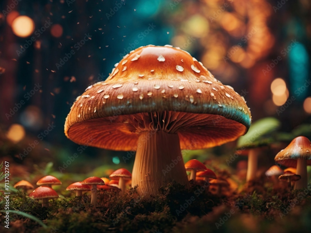 Fototapeta premium amanita muscaria fly agaric mushroom