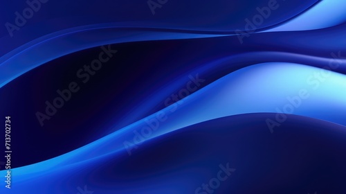 Abstract blue background with smooth shining lines