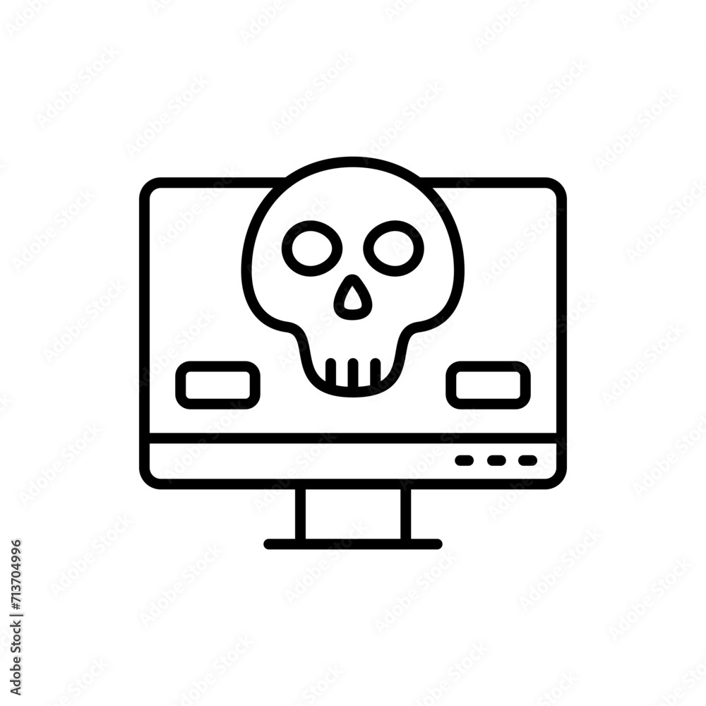 Cybercrime outline icons, minimalist vector illustration ,simple transparent graphic element .Isolated on white background Cybercrime outline icons, minimalist vector illustration ,simple transparent graphic element .Isolated on white background