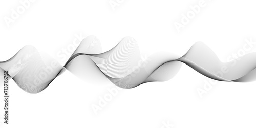 Abstract wavy grey blend technology liens background. Digital frequency track equalizer. Music sound waves. Audio digital equalizer technology, pulse musical vector.