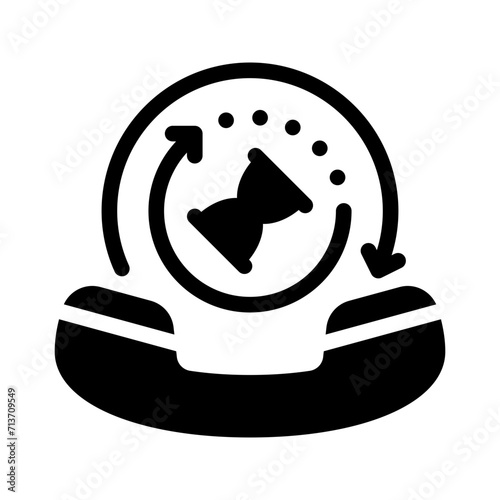 wait glyph icon